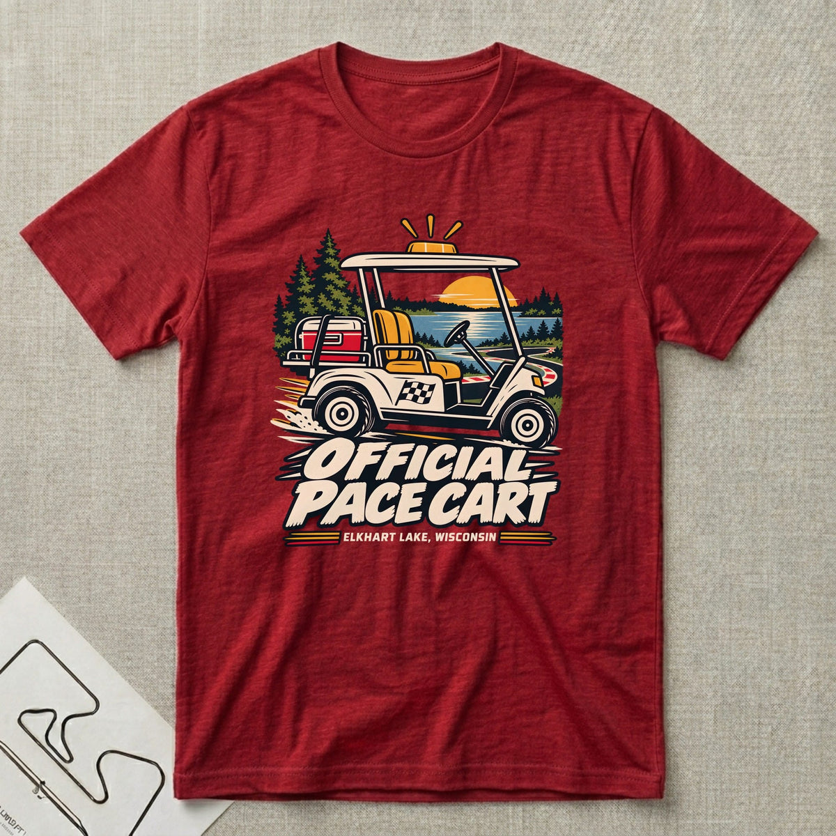 Pace Cart Life T-Shirt - Motorsport-inspired graphic tee by Apex Paddock